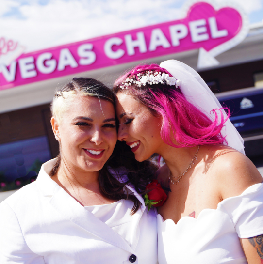 Lgbtq Weddings In Las Vegas The Little Vegas Chapel 
