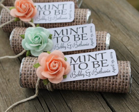 Mint to Be Wedding Favor