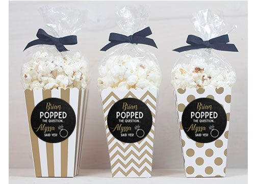 Popcorn Box Wedding Favor